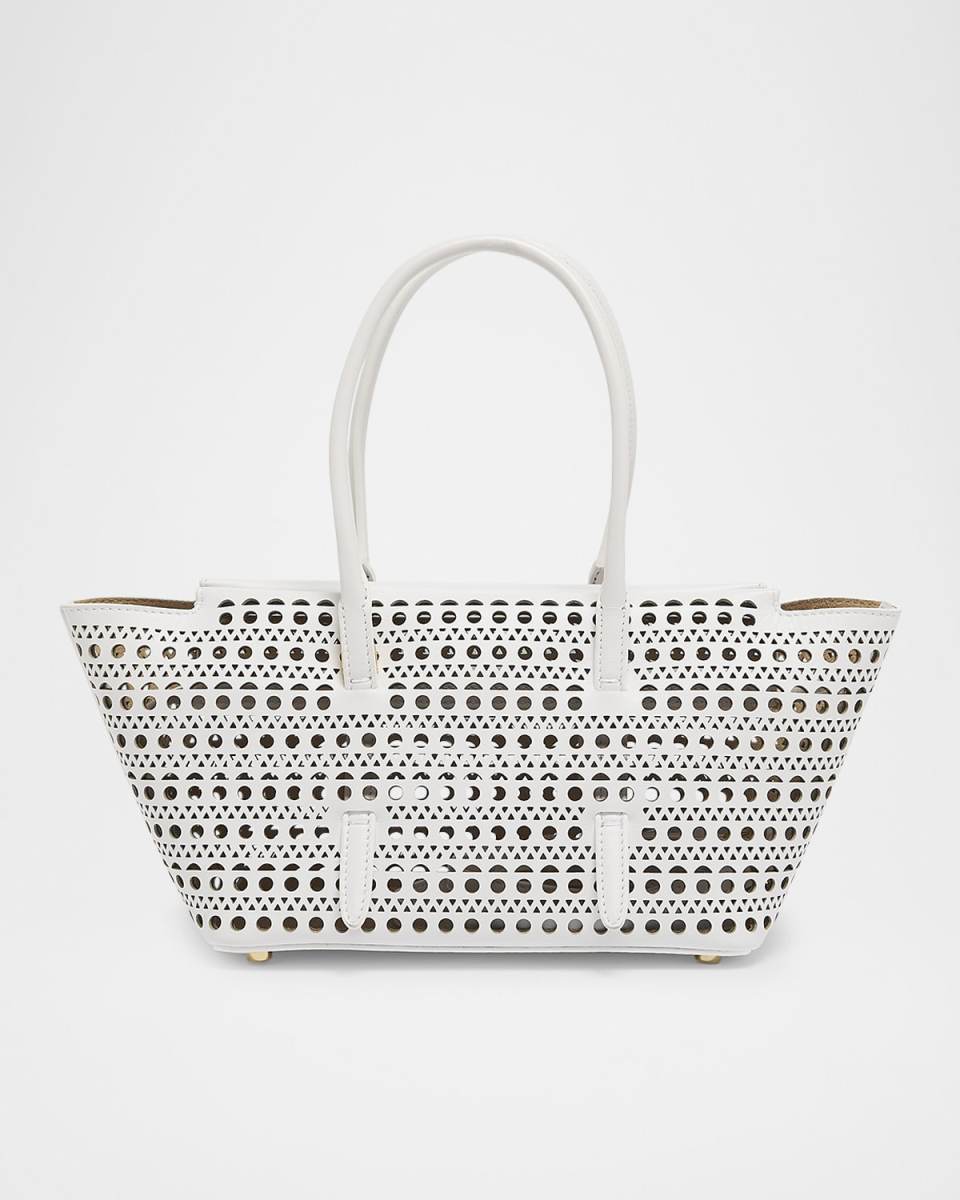 Neo Mina 20 Perforated Leather Top-Handle Bag